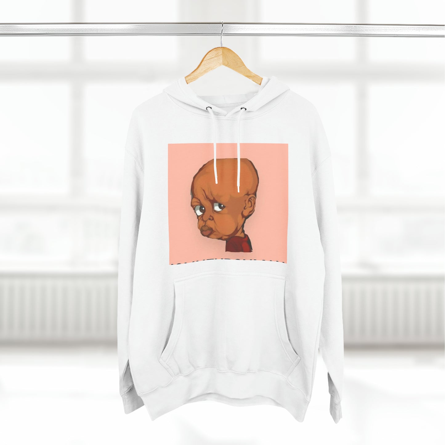 Three-Panel Fleece Hoodie