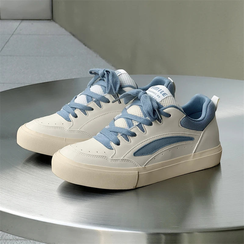 2025 Chunky Sneakers Summer Fashion Low Top Lace Up Running Shoes Comfortable Flat Casual Walking Shoes Tenis Masculino