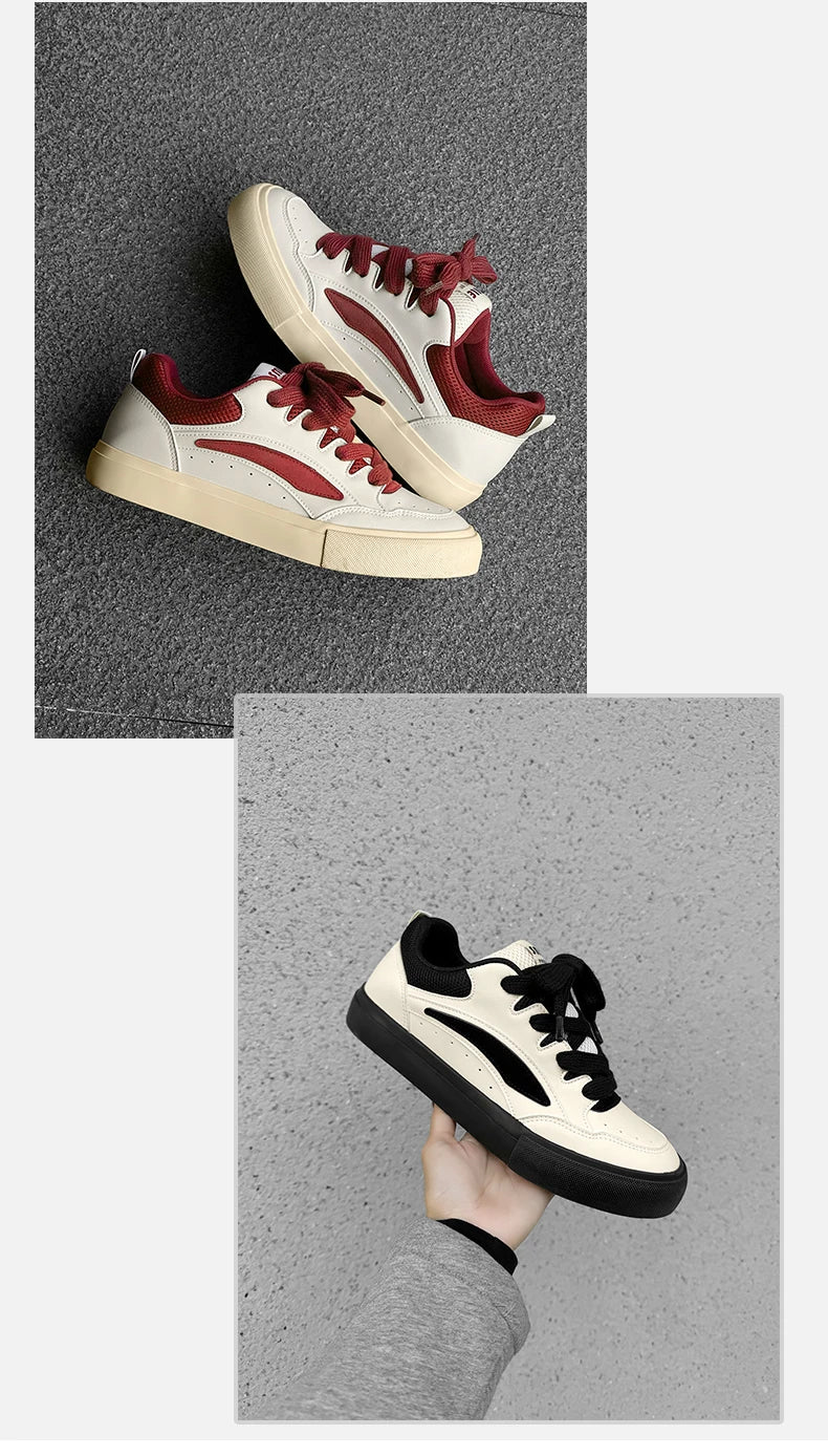 2025 Chunky Sneakers Summer Fashion Low Top Lace Up Running Shoes Comfortable Flat Casual Walking Shoes Tenis Masculino