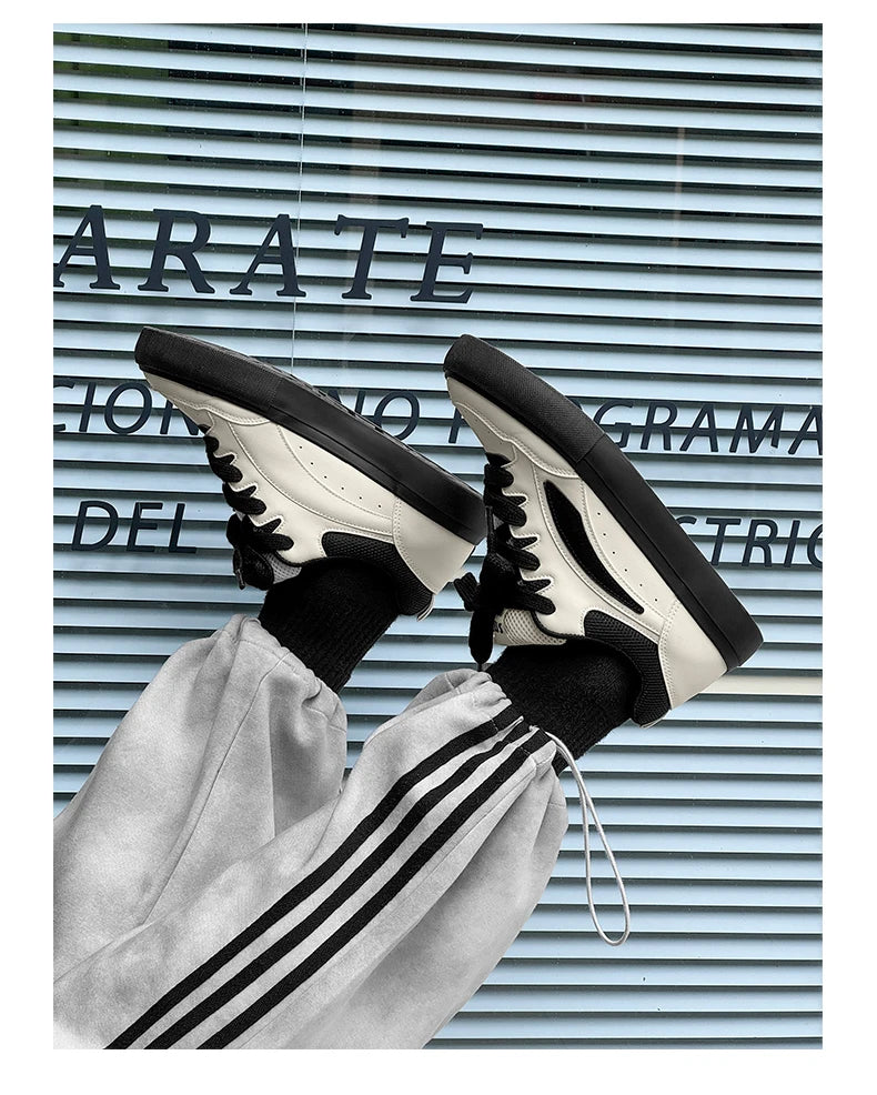 2025 Chunky Sneakers Summer Fashion Low Top Lace Up Running Shoes Comfortable Flat Casual Walking Shoes Tenis Masculino