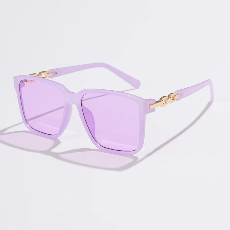 Cycling Fashion Womens Sunglasses Square Style Sun Glasses Accessories Gradient Lens Anti-UV400 Luxury Brand Eyeglasses Female