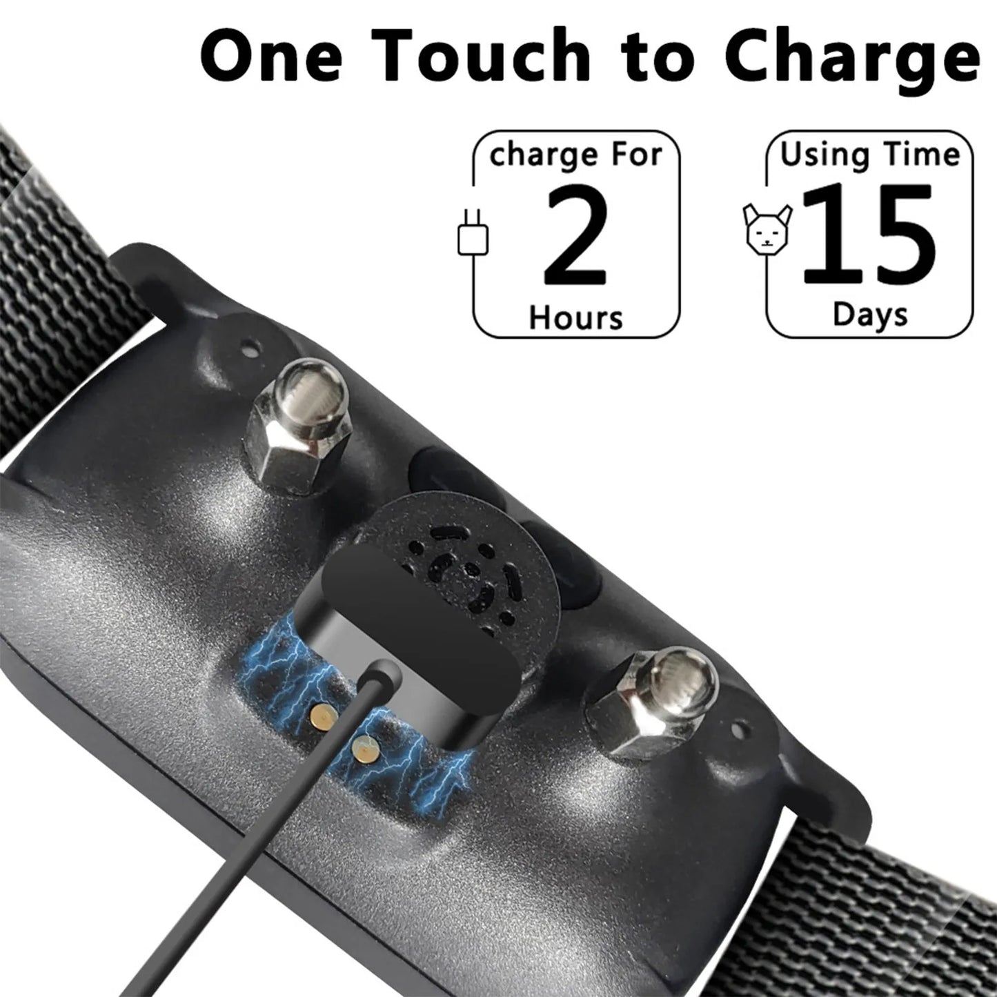 Smart Electric Anti Barking Dog Collar Pet Dog Anti Barking Dog Training Collars No Shock Small Dog Bark Collar Pet  Accessories
