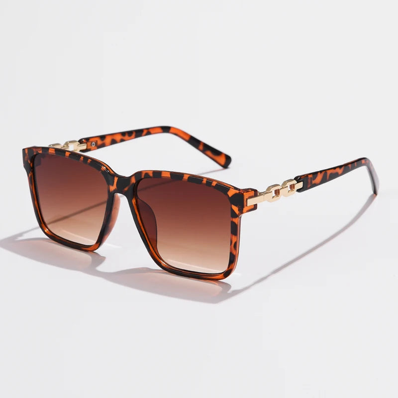 Cycling Fashion Womens Sunglasses Square Style Sun Glasses Accessories Gradient Lens Anti-UV400 Luxury Brand Eyeglasses Female