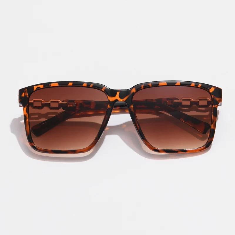 Cycling Fashion Womens Sunglasses Square Style Sun Glasses Accessories Gradient Lens Anti-UV400 Luxury Brand Eyeglasses Female