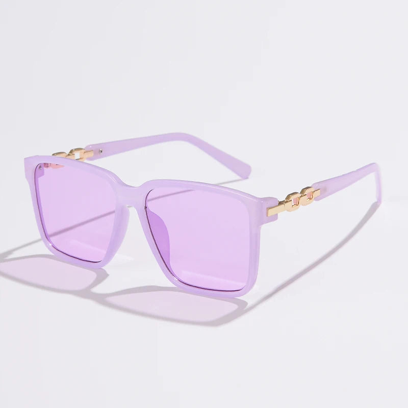 Cycling Fashion Womens Sunglasses Square Style Sun Glasses Accessories Gradient Lens Anti-UV400 Luxury Brand Eyeglasses Female