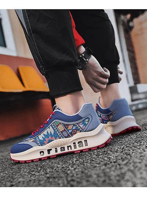 "2025 Men's Retro Sneakers - Non-Slip Platform Shoes, Durable Chunky Dad Shoes for Autumn"