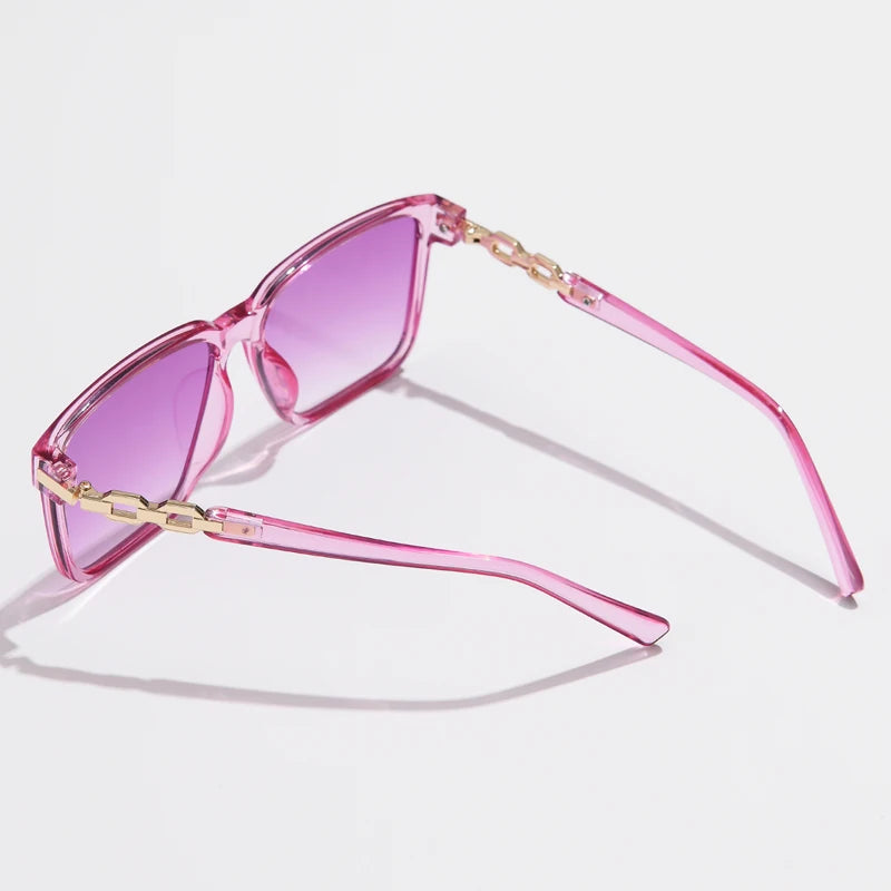 Cycling Fashion Womens Sunglasses Square Style Sun Glasses Accessories Gradient Lens Anti-UV400 Luxury Brand Eyeglasses Female