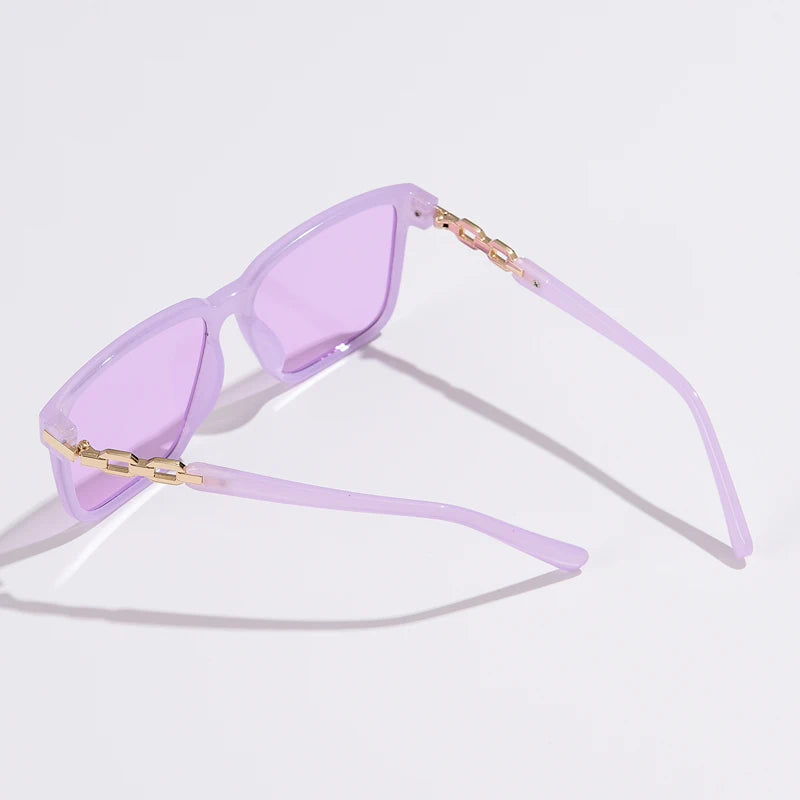 Cycling Fashion Womens Sunglasses Square Style Sun Glasses Accessories Gradient Lens Anti-UV400 Luxury Brand Eyeglasses Female